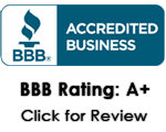 BBB Better Rating Award logo