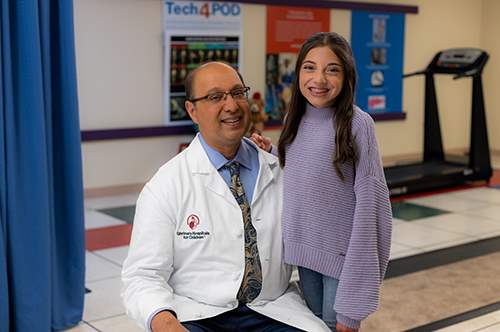 Doctor with child patient