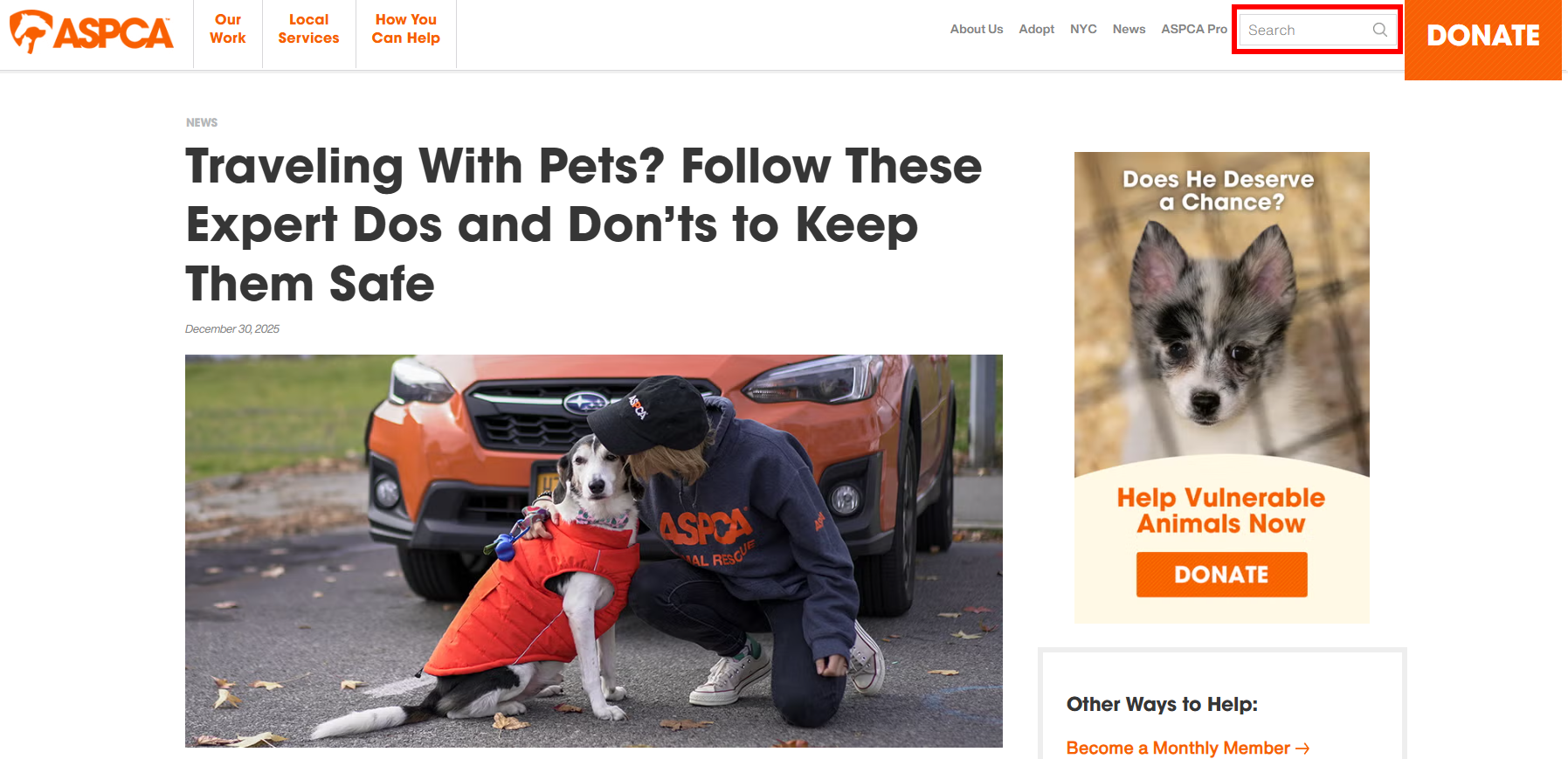 ASPCA site