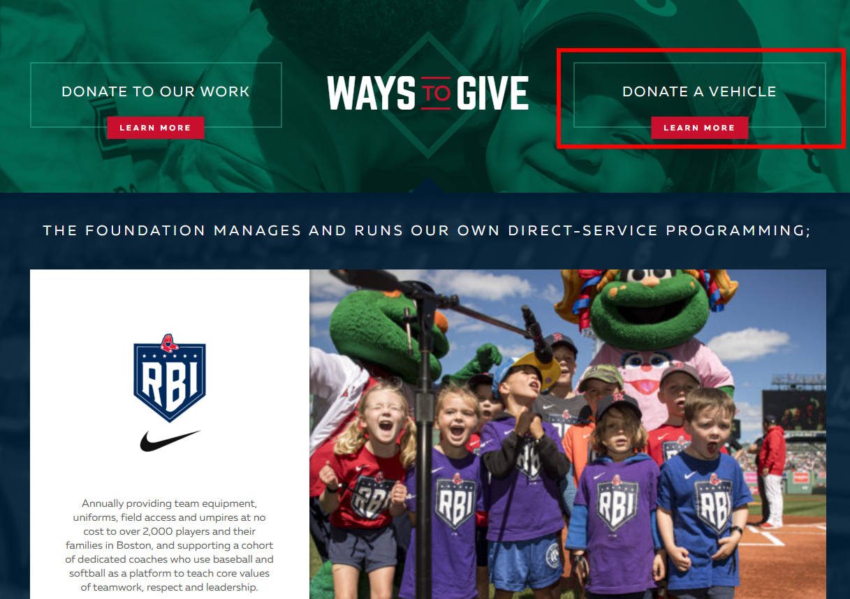 Red Sox site image